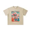260 GSM Double Yarn 32 Count 100% Cotton Dragon Ball V37 Print Unisex Heavy Cotton T Shirt