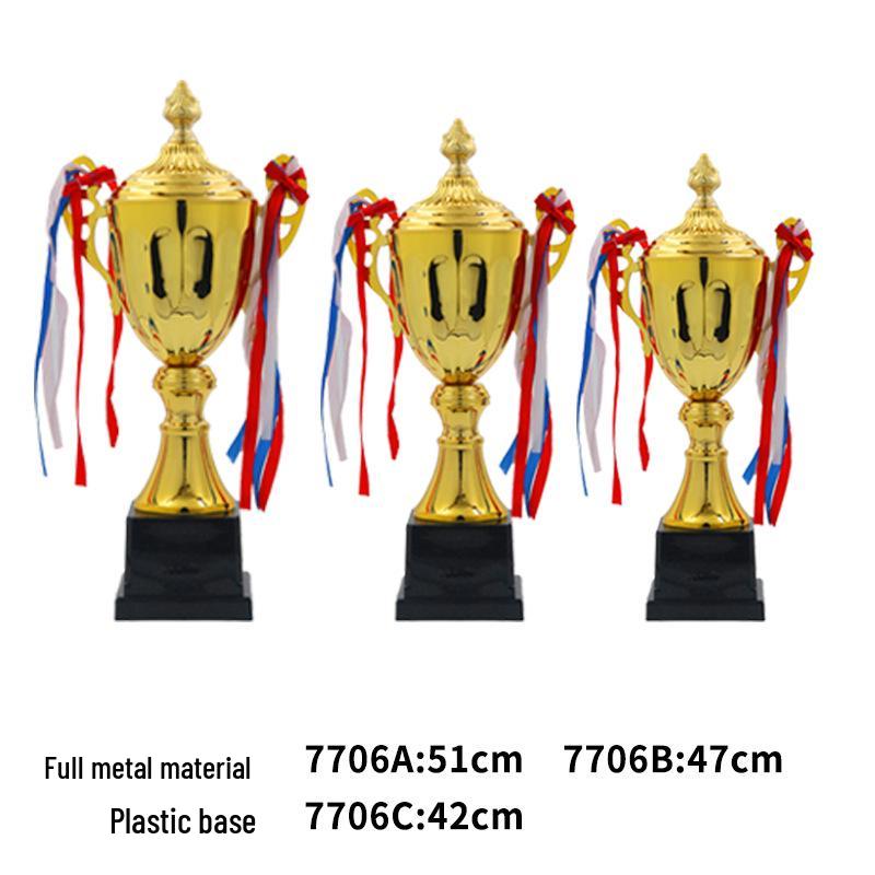 Custom Metal Trophies for Student and Children Sports: Creative Awards for Football, Basketball, and Competitive Games