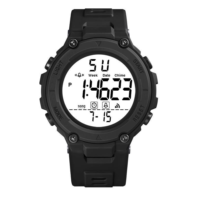 Men's Multifunctional Luminous Sports Watch - Outdoor Student Electronic Alarm Clock