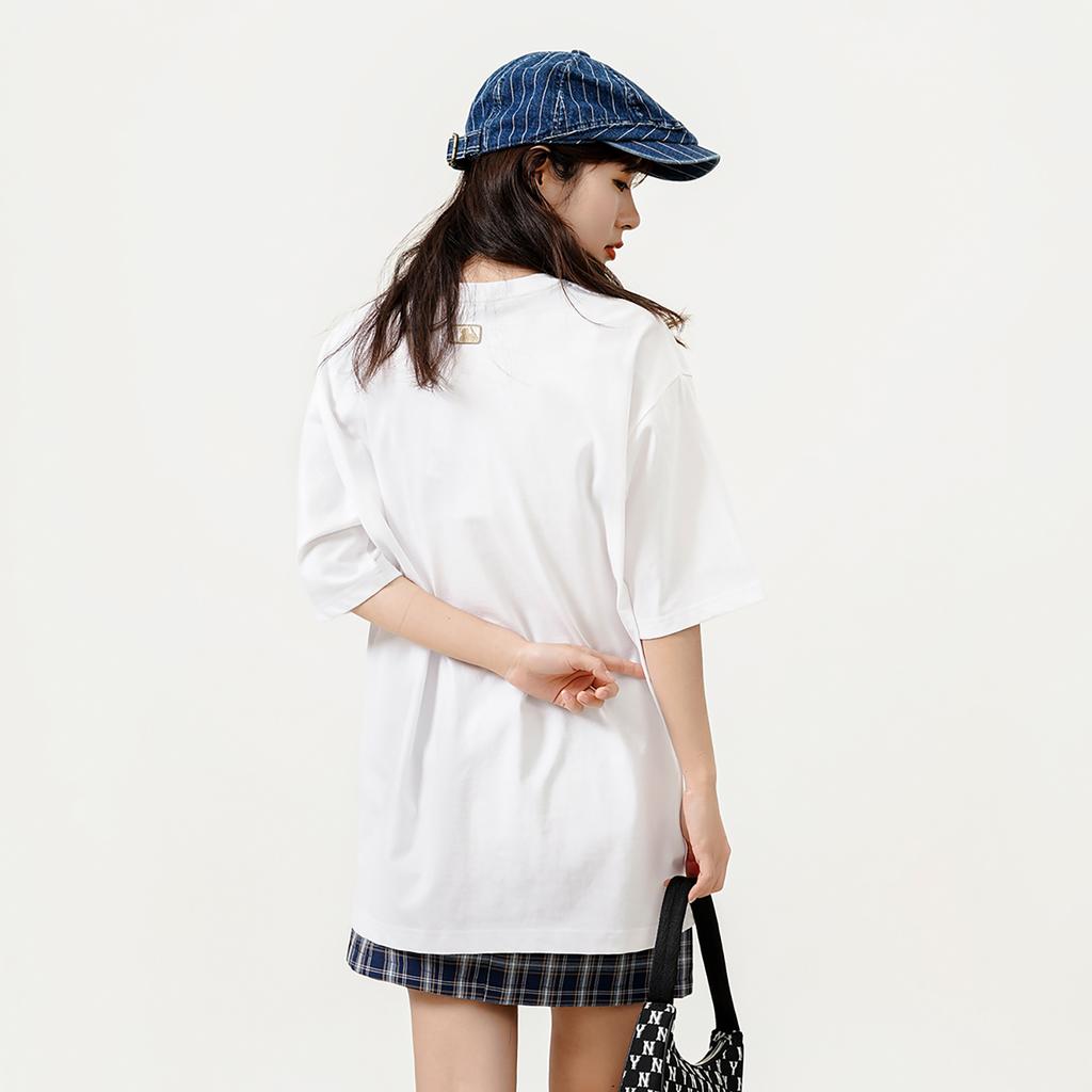 New MLB Mega Bear T Shirts Unisex Ecru 3ATSC1023-50WHS