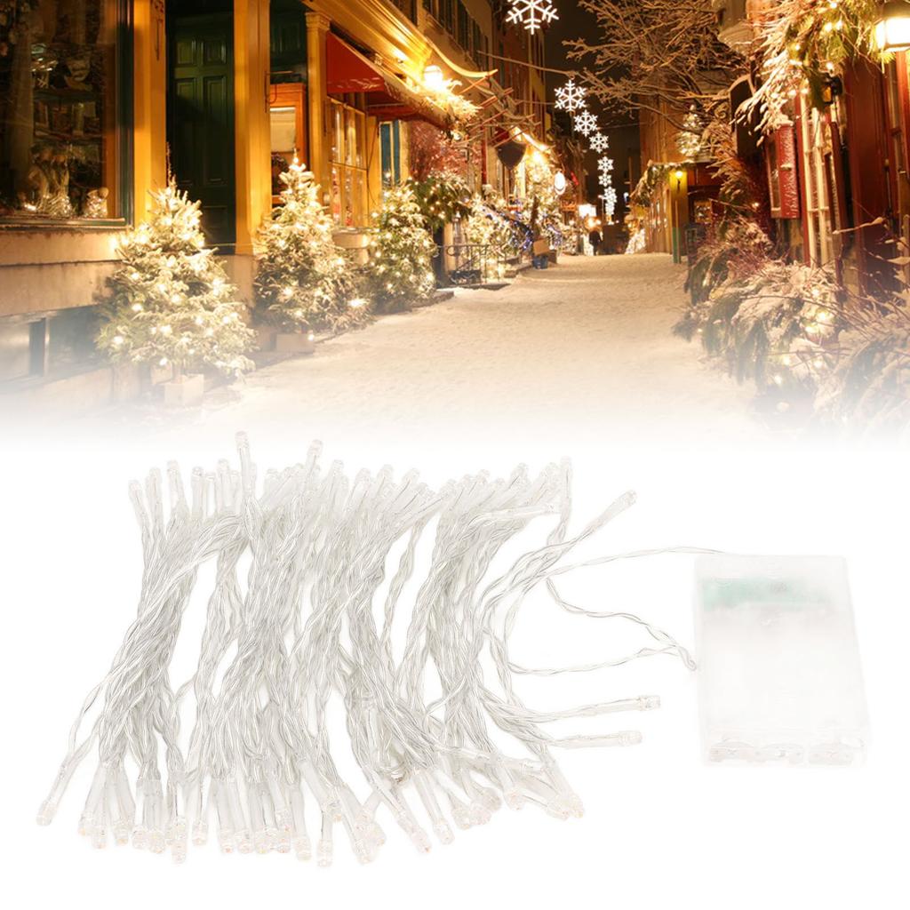 LED String Lights Decorative Safety Colorful LED Twinkle Light for Outdoor Christmas 32.8ft