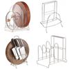 Stainless Steel Cutting Board Holder Multi-functional Kitchen Storage Rack  Kitchen Supplies