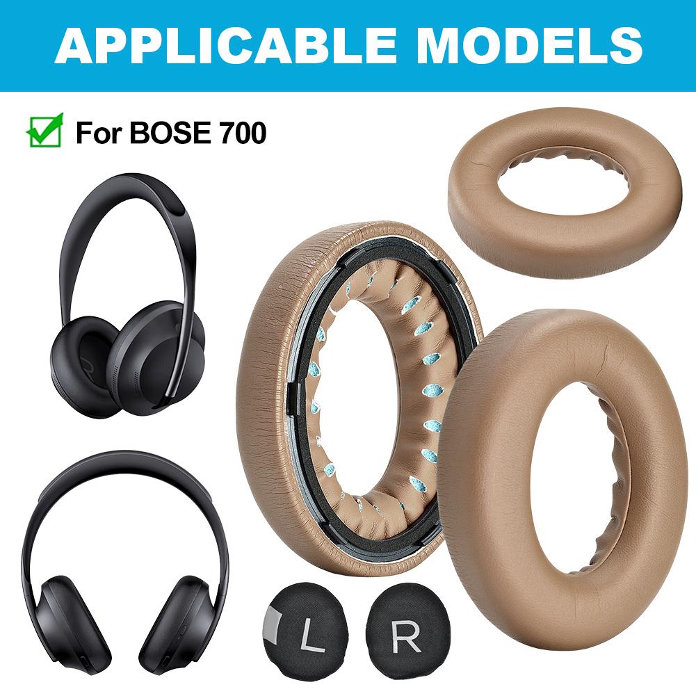 Protein Leather/Sheepskin with Memory Foam Headphones Ear Pads Noise Cancelling Ear Cushions for Bose 700 (NC700) Headphones
