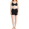 Calvin Klein Ss23 Logo a Lettere Orlo Reggiseno Intimo Donna Nero QF7216-UB1