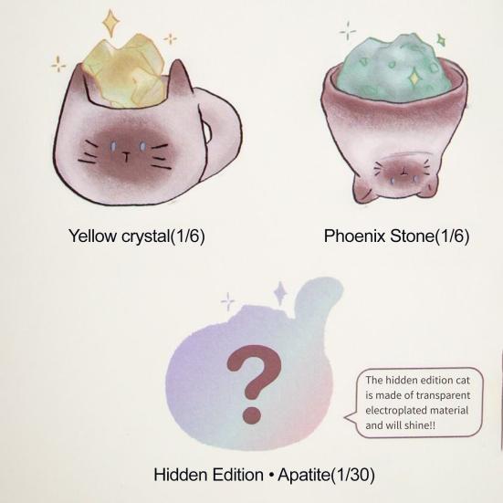 Mini Cat Ornament with Crystal Desktop Resin Cat Figurine Aroma Diffuser Stone Aromatherapy Fragrant Oil Diffuser for Home Office Meditation Room