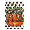 Autumn Harvest Garden Flag Double Sided Printed 45x30cm Thanksgiving Fall Seasonal Outdoor Yard Decoration Flag
