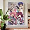 Angel Beats Kreslený Anime Gobelín Japonské Umění Nástěnná Dekorace Domácí Dekor