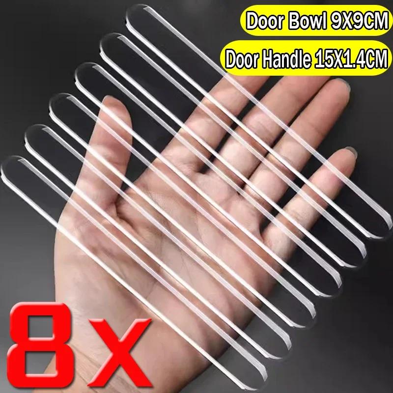 Türkollisionsleisten Kratzschutz Griffaufkleber Transparent Türschale Schutzaufkleber Auto Universal Lackschutzfolie