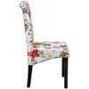 Vidaxl Dining Chairs, 4 Pcs, Multicolour, Fabric