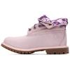 Roll Top Warm Casual Retro Ankle Boots Women Boots Pink A27MCX82