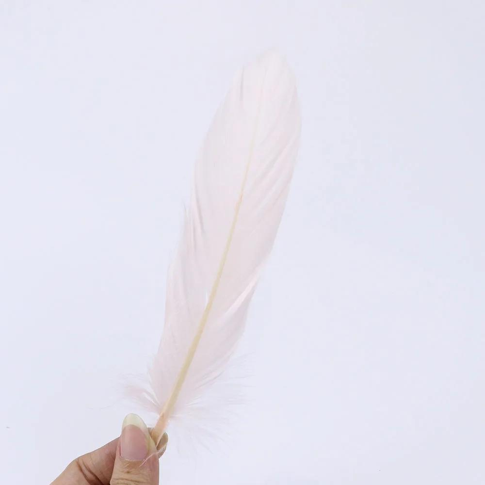 Premium White Swan Goose Feathers 15-20cm 50PCS/Lot 28 Colors for Jewelry Making Wedding Decor Crafts DIY Feather Accessories