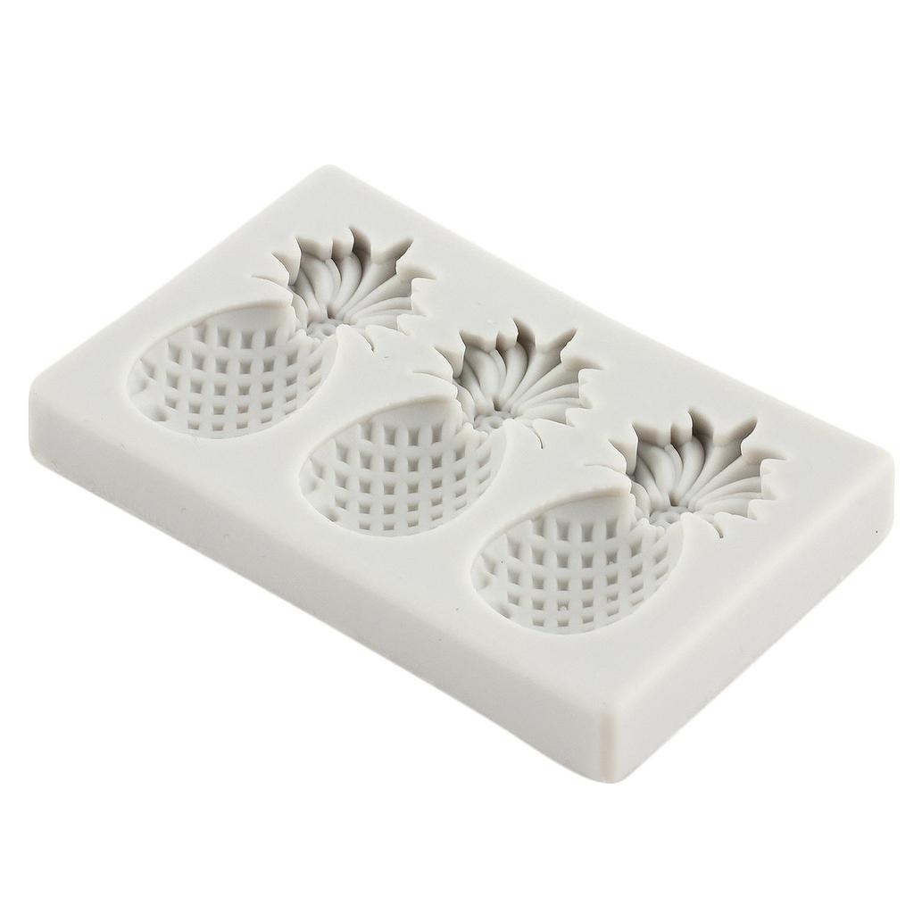 Pineapple Silicone Molds Mini Fruit Fondant Mold Cake Decorating Tools Cupcake Topper Chocolate Candy Craft Gum Paste Polymer Clay