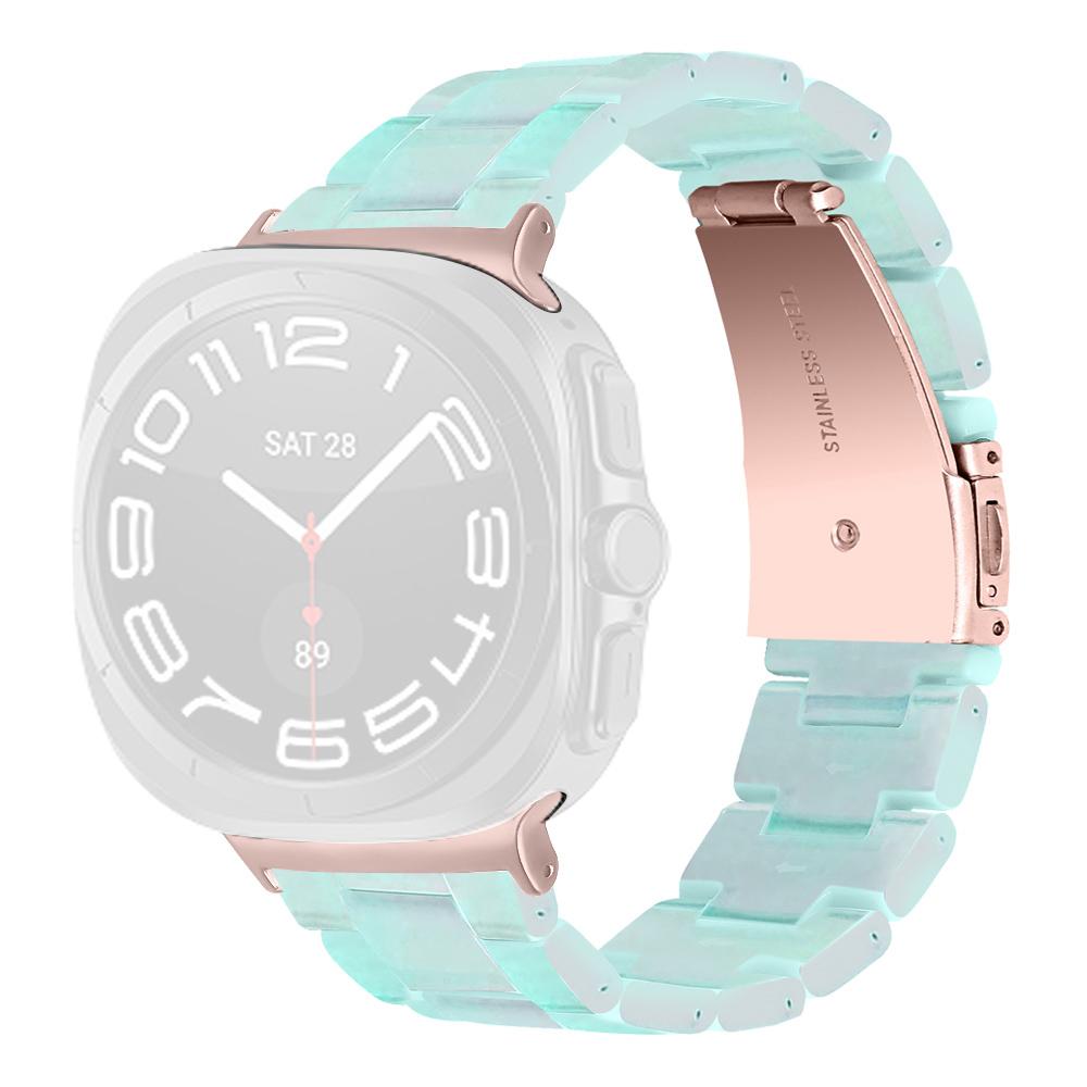 For Samsung Galaxy Watch Ultra (2025) 47mm Watch Strap Acrylic Resin Waterproof Wrist Band