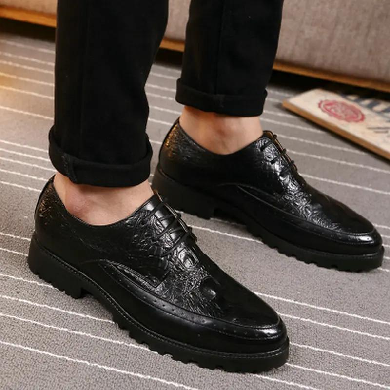 New Fashion  Designer Luxury Men Formal Leather shoes Men Dress Shoe Pointed Oxfords Shoes loafers driving shoes ch65