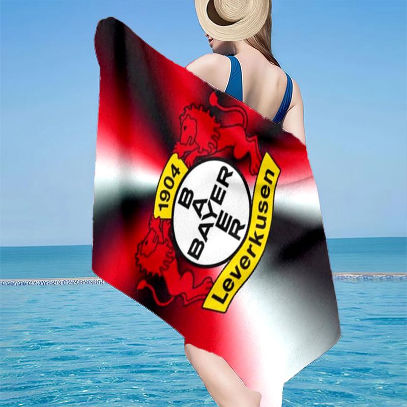Fußballverein Wappen Löwe Strandtuch, Superweiche Mikrofaser, Geschenk für Sie/Ihn, Geburtstag, für Pool, Strand, Reisen, Heimdekoration Fan-Geschenke