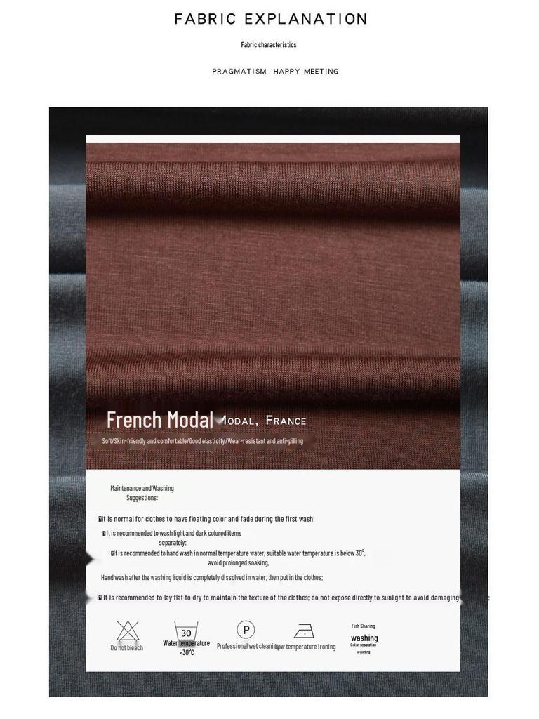 Women's Black Slim-Fit Modal Half-Sleeve Round Neck T-Shirt