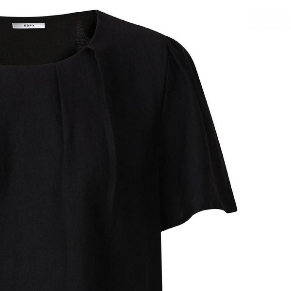 Ggpx New York Round Dart Neck Blouse And Pants Setup Gq4st002f