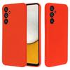 For Samsung Galaxy A34 5G Scratch-resistant Liquid Silicone Case Cell Phone Cover Protector with Strap