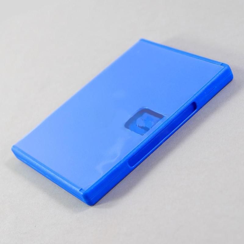 Blue Cartridge Storage Box Game Card for Case Game Cassette Sleeve for PSV1000 PSV2000 Drop-resistant