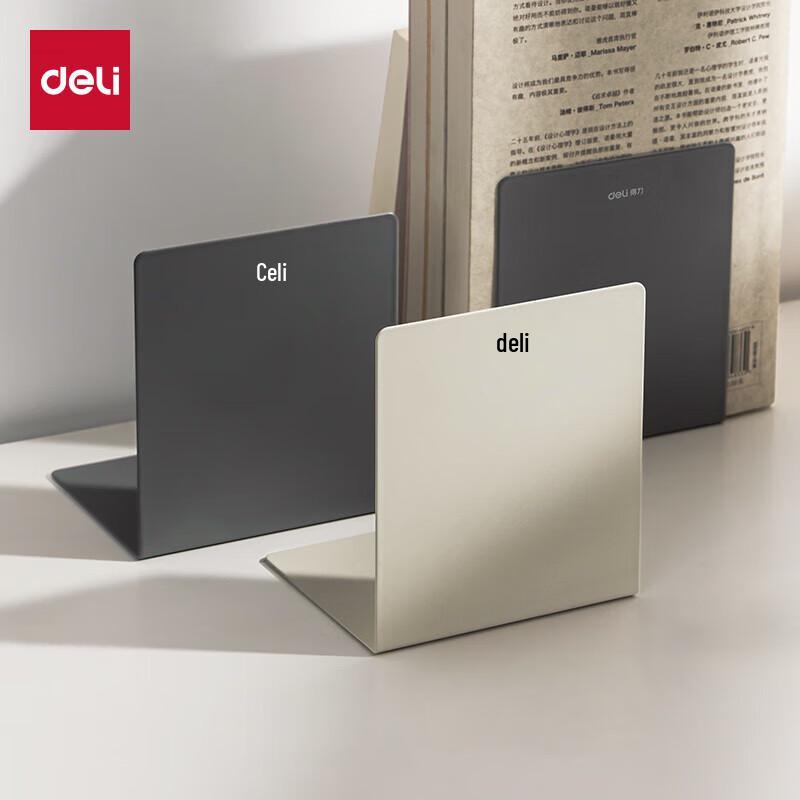 Deli 5-Inch Desktop Bookends (2-Pack)
