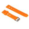 20mm Watch Band Silicone Pin Buckle Waterproof Sweat Proof Watch Strap
