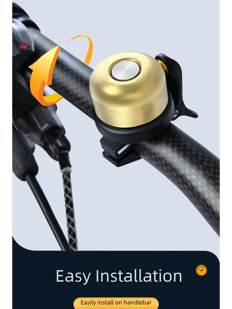 AirTag-Enabled Anti-Theft Bicycle Bell with Hidden Tracking & Positioning Device
