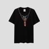 MB Gradient Wings T Shirt Men Women Loose Casual Short Sleeve Tee