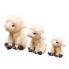 Adorable Bell Sheep Stuffed Plush Toys Accompany Sheep Stuffed Animals Soft Collectible Kids Fans Birthday Xmas Toys Gift