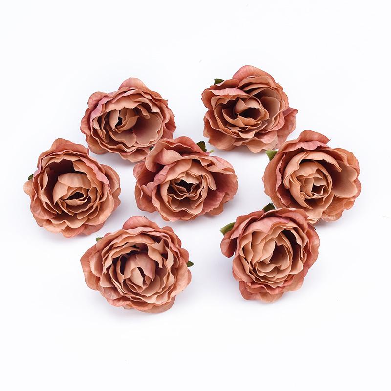 10/30pcs Artificial Flowers Silk Rose peony Wedding bridal bouquet Outdoor Garden Home vase Wreaths Holiday Party Diy gift Decor