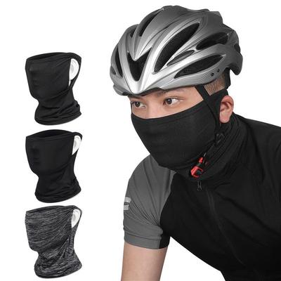 Atmungsaktive Sommer-Radsport-Kopfbedeckung Eis-Seide Anti-UV-Gesichtsbedeckung Outdoor-Sport Laufschal Staubdichte Maske für Männer und Frauen