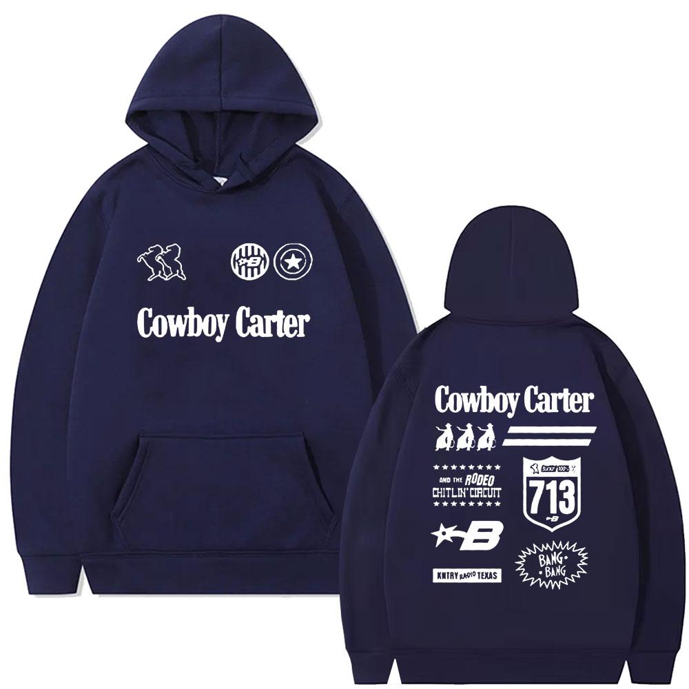 Beyonce Cowboy Carter Tour Hoodies Fan Gift Men Women Fashion Oversized Hooded Tracksuit Male Vintage Casual Hoodie