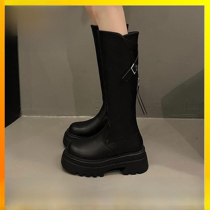 Martin Boots For Women With Waterproof Platform Sole For Fall Winter Comfort