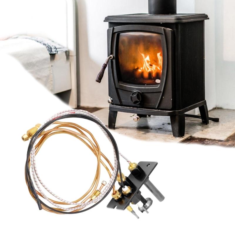 Fireplaces Pilots Light Ignition Kits 10002265 Gas Pilots Assembly Include Pilots Tube, Thermocouple and Ignitor Wire