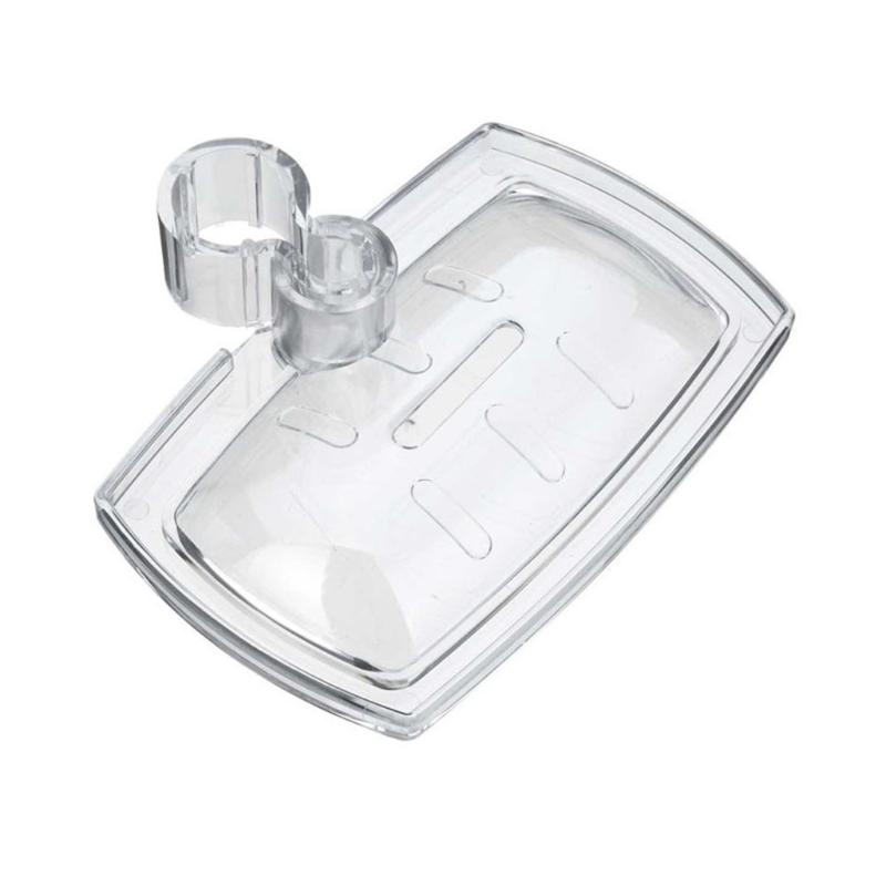 Strong Adjustable Shower Column Soap Holder Bathroom Accessory Quick Assembly Soap Dish Accessory Suitable for House