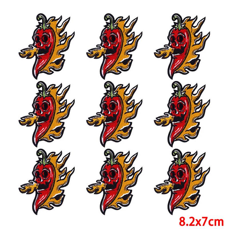 10 Pcs/lot Wholesale Embroidery Patch Iron On Patches For Clothing Patches On Clothes Jackets Decor Applique Sew Supplies