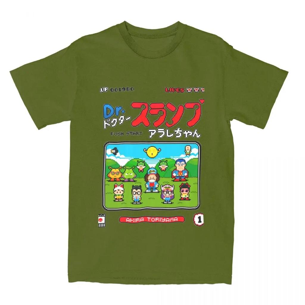 Casual Arale Dr. Slump 8 Bit 8bits T-Shirts Unisex Women's Round Neck 100% Cotton Tees Birthday Gift Tops