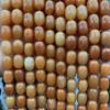 10x14mm Natural Crystal Striped Agate Drum Beads for Jewelry and DIY Accessories