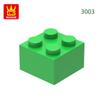 Non-Toxic 77Pcs/Lot 3003 2X2 High 4-Hole Building Blocks Moc Color Parts Compatible With Bricks Diy Children Toy Assembly Gift Box