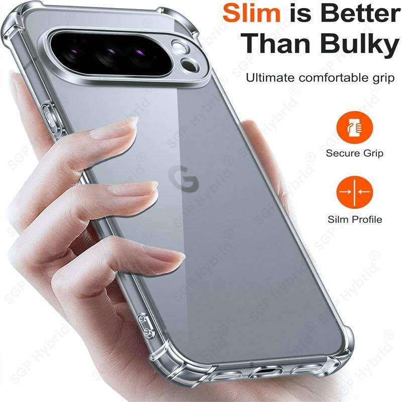 Silicone Soft Ultra Thin Case For Google Pixel 10 Pro XL 5G Clear Shell Transparent Back Cover On Pixe10 Pixle 10 ProXL 10ProXL