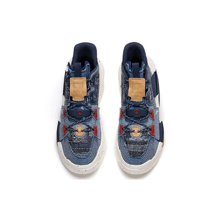 Anta Badass 3 Low Basketball Shoes Women Sneakers Blue 122138081-7