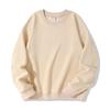 Unisex Oversized Cotton Blend Long Sleeve Pullover Hoodie Solid Color Casual Sweatshirt Winter