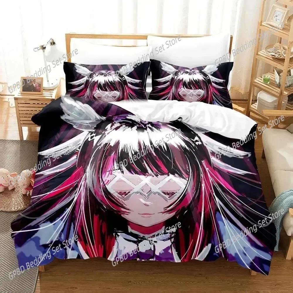 Anime Game Genshin Impact Columbina Comfortable Duvet Cover Pillowcase Bedding Set Children Bedroom Decoration Home Textile