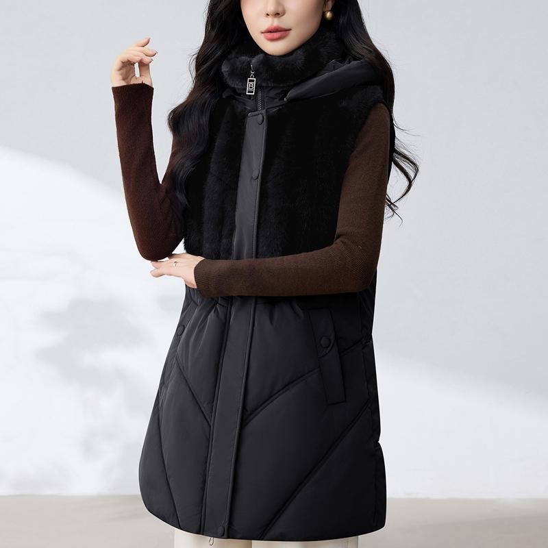 Sleeves Detachable Fashion Woman Parkas Winter Coats Hooded Thick Warm Women's Jackets