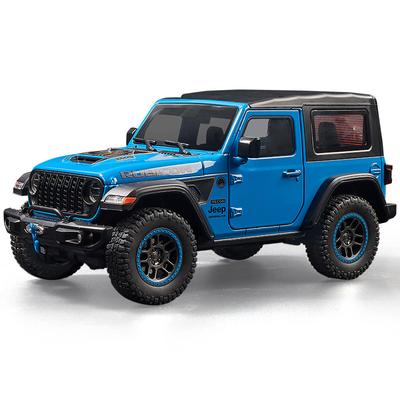1/18 Jeeps Wrangler Rubicon Legierung Automodell Druckguss Metall Geländewagen Automodell Simulation Sound Licht Kinderspielzeug Geschenk
