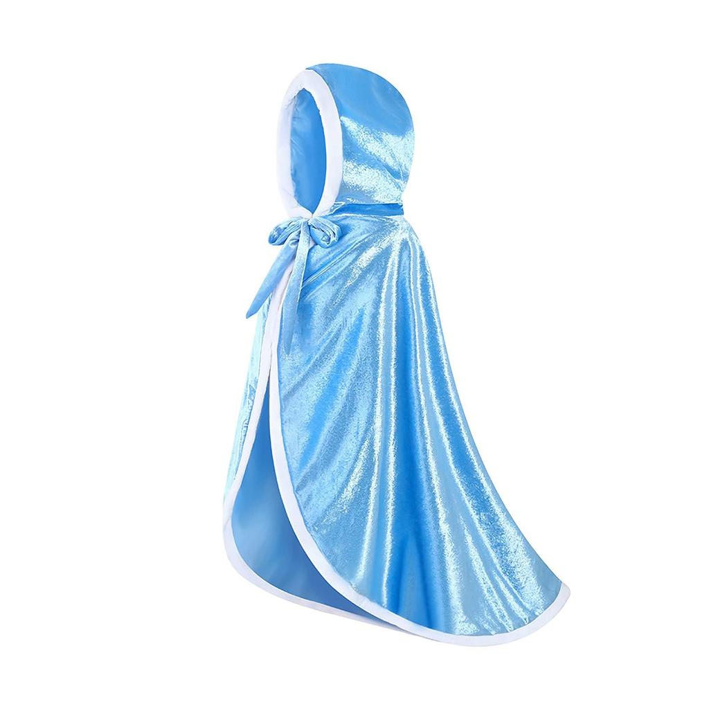 LONTG Hooded Princess Long Perfect for Christmas and Perfect for Boys and Kids' Cape, Costume, Cape, Poncho, Cosplay, Performances, Halloween,