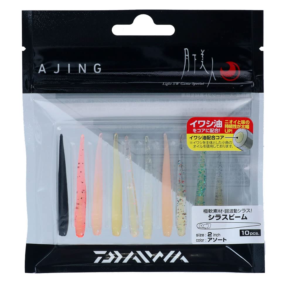 Daiwa Gekka Bijin Shirasu Beam Ассорти дюйм Ajing 07420971 (ДАЙВА) 2,0