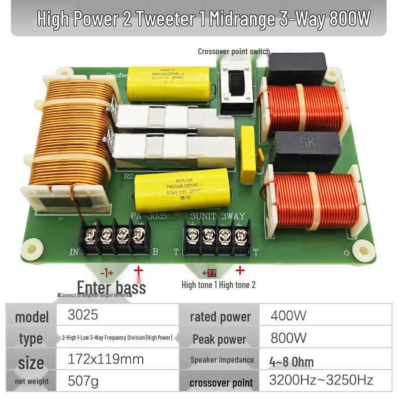 DIY High-Power, No-Weld Speaker Crossover: 2-Way to 5-Way HIFI