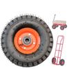 Thickened Rubber Pneumatic Wheels Wear-Resistant Trolley Tires  Hand-Pulled Carts Parts