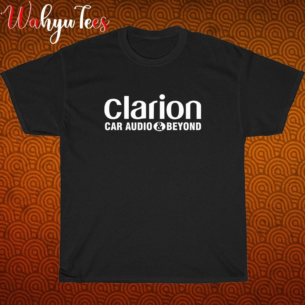 New! Clarion Audio Systems Logo Black Grey Navy White Size S-5XL Unisex T-Shirt