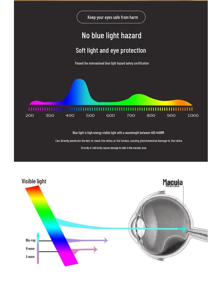 Eye-Caring Study Lamp for Students - Ideal for Dorms, Homework, and Reading